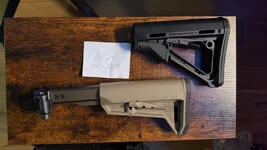 Magpul CTR and SL-K stocks - Airsoft artisan new square folding buffer tube - TTI