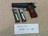 Cyber gun M1911 w/real wool grip