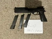 KSC M93R Auto 9-C Robocop GBB Pistol
