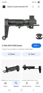 Cyma mp5 pdw stock