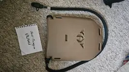 Ice plate style hydration bladder