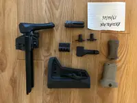 TM MP5 stock, various magpul/BCM/ Arisaka parts
