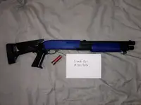 CYMA Sport M3 Tri-Shot Retractable Stock CQB Shotgun Two Tone Blue