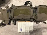 Ranger Green Chest Rig With Agilite Multi Caliber Pouches And Space To Expand
