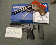 Umarex m29 and TM desert eagle