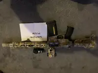 Double Eagle Noveske N4 SD GBB rifle with mag and accessories used