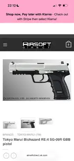 WANTED: tokyo marui resident evil guns