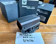 Vortex UH-1 Gen II “Huey” Holographic Sight – Excellent Condition + Cover