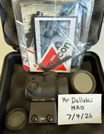 Trijicon MRO 1x25 2.0 MOA Red Dot + 1/3 Co-witness Mount | Excellent Condition + Extras