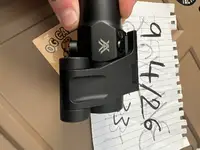 Vortex x 3 magnifier with pts unity high mount