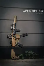 APFG MPX Special Edition FDE Cerakoted, Sig trademarks, HPA Adaptor