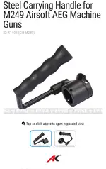 A&K m249 carry handle