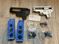 Max and protein Hop units, gearboxes and gears.