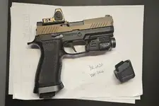 Custom Sig Sauer P320 M18 - TTI Magazine, Steel internals, Unicorn Fixed Barrel