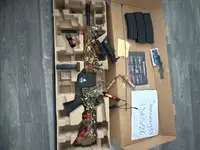 Lancer Tactical Gen 2 M4 AEG + 3 Mags + Red Dot + Batteries Ready To Play