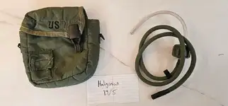 US Army Surplus 2 Qt Canteen cover and straw