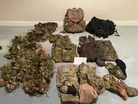 Tactical Clothing and Ghillie Suit (must sell today)