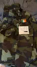 Irish DPM rare fleece jacket large