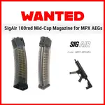 Sig Air 100rnd Mid-Cap Magazine for MPX AEG Proforce