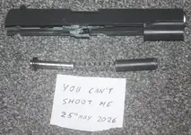 We 1911 upper various broken parts