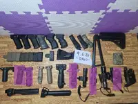 Grips, Lasers, Peqs, Etc