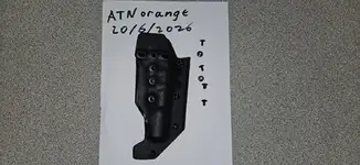 Nuprol open slide holster [x300u-b/x300b]