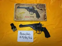 Webley MKVI .455 revolver, battlefield finish, CO2 Powered