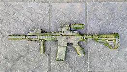 Marui Ngrs Hk416D custom painted