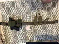 Warrior laser cut fight light belt