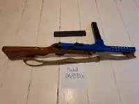 Snow Wolf SW-21 - Bergmann MP 18 Airsoft Rifle in Blue