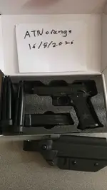 Army armament/6mmproshop staccato p upgraded version + 3 mags / lvl 2 kydex customs holster