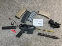 E&L m4 aeg + accessories- Boneyard