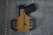 2 Glock Holster's, Kydex and Polymer - Glock 19/23/17/22