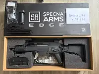 Specna Arms G36c with adjustable folding stock and mlok handguard