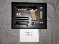 Tokyo Marui HK 45 Tactical Upgraded GBB Pistol FDE