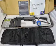 ASG CZ 805 BREN A1/A2 AEG Airsoft Rifle Bundle - Boxed, 4x Mid-Caps, LiPo Battery, Charger & Carry Bag