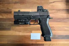 Sig Sauer P320 AXG Legion + Romeo 2 + Olight PL3R