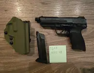 TM HK45, with one mag + Deadly Customs holster
