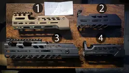 Sig Sauer MCX Spear LT, Virtus, Rattler LT GBB/AEG handguards