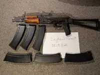 Ghk aks 74u with 6 mags