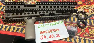 12,5" fsp handguard + marui gas block and plastic handguard