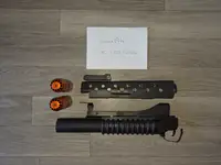 Specna Arms M203 and M16A2 Heatshield + 2x King Arms Shells