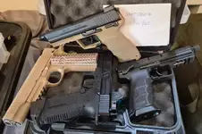TM and RWA pistols