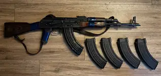 GHK AKM V2 + 5 Mags (Full Travel)