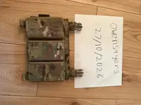 Warrior Detachable Triple Elastic Mag Pouch Multicam