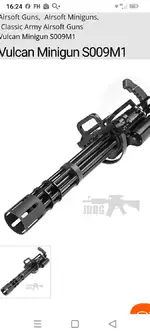Wanted Vulcan minigun m134