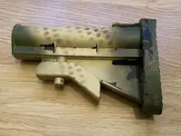 M4/AR Rifle Retractable Stock Camo Painted