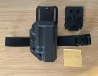 Deadly Customs DC-5 Universal TLR-1 pistol torch holster