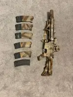 Upgraded TM MK18 Mod 1 NGRS + 6 mags - with furniture