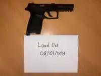 WE Sig Sauer P320 M17 Gas Blow Back Pistol Complete Pistol Grip Black w/Custom Stippling